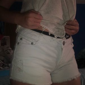 White Rue 21 shorts